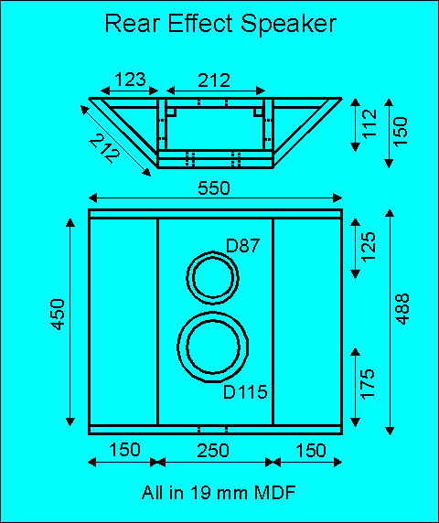 Box Drawing. All dimensions in mm.